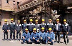 پخت موفق منیزیت در کوره‌ دوار کارگاه پخت دولومیت توسط متخصصان ذوب‌آهن اصفهان