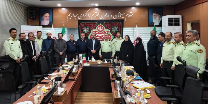 تقدیر از عملکرد یگان حفاظت شرکت شهروند در مراسم اعطای درجه و لباس فرم