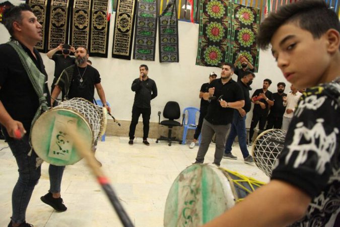 برگزاری مراسم دمام‌زنی در مراکز یاورشهر یک و دو سازمان خدمات و مشارکت‌های اجتماعی