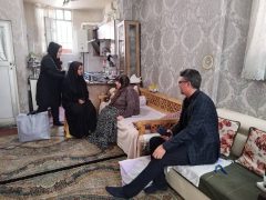 دیدار با سالمندان تنها در منطقه۹