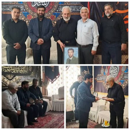 مدیران شهری منطقه۹ به دیدار خانواده معظم شهید چلانگری رفتند