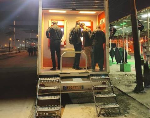 استقرار خودپردازهای سیار بانک ملت در مناطق مرزی با کشور عراق