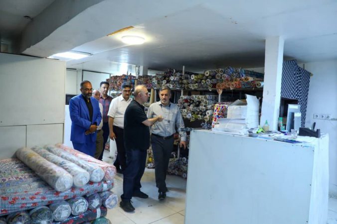 بازدید شهردار منطقه ۱۲ از زیر پوست بازار بزرگ تهران