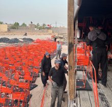 اعزام خادمان شهرداری منطقه ۷ به کربلای معلی