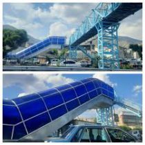 اجرای طرح جامع بهسازی پل‌های عابر پیاده در منطقه ۲