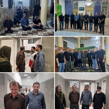 بازدید رحمانی و صالحی به اتفاق شهرداران زرباطیه و بدره از موکب‌های خدمات رسانی به زائرین اربعین حسینی