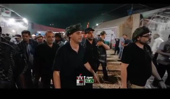 بازدید فرید دهقانی؛ مدیر عامل شرکت معدنی وصنعتی چادرملو از موکب ۱۷۰