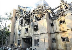 آغاز عملیات تخریب و بازسازی سه ساختمان آسیب دیده محله دیلمان در پی حملات رژیم صهیونیستی