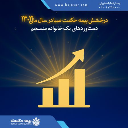 درخشش بیمه حکمت صبا در سال مالی ۱۴۰۳ : دستاوردهای یک خانواده منسجم