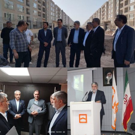 بازدید از پروژه های نهضت ملی مسکن در قزوین/تاکید بر فروش اقساطی واحدهای نهضت ملی با هدف تامین مالی پروژه ها