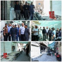 اجرای ۳۰۰۰ متر مربع کفپوش  بتنی در کوچه برهمه منطقه ۱۲