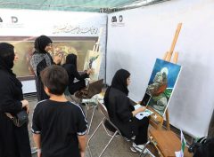 گزارش تصویری غرفه “نقش شیدایی” شرکت توسعه آهن و فولاد گل گهر در مراسم پیاده روی اربعین سیرجان