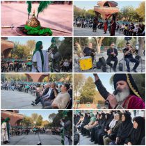 برگزاری مراسم تعزیه‌خوانی در بوستان کوکب منطقه۹