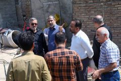 مخزن ذخیره آب ۲۰۰۰ مترمکعبی در منطقه ۱۲ به مرحله تکمیل سقف رسید