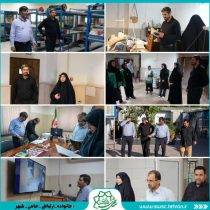 بازدید مدیرعامل و معاونین سازمان خدمات و مشارکت های اجتماعی از برخی زیر ساخت های حوزه آسیب