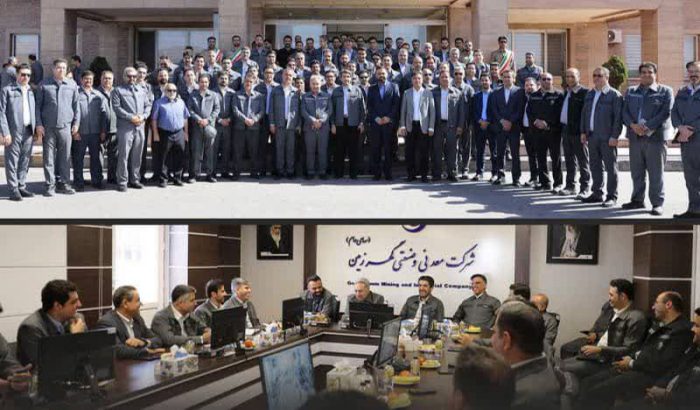 استقبال باشکوه پرسنل گهرزمین، از مدیرعامل جدید