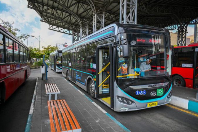 نفس تازه تهران، با آغاز به کار اتوبوس‌های برقی در منطقه یک