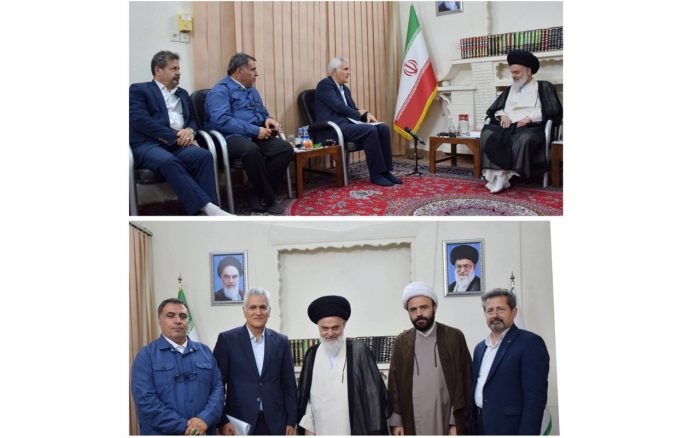 آیت ا…حسینی بوشهری رییس جامعه مدرسین و نایب رییس اول خبرگان رهبری در دیدار با مدیر عامل پست بانک ایران : ارایه خدمات بانکی در روستا ها امید بخش و مصداق یک بشارت است