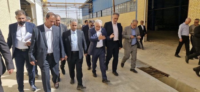 بازدید مدیرعامل بانك صنعت و معدن از ۸ طرح تولیدی در استان فارس