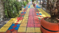 اجرای طرح‌های گذر ورزش و زیبایی بصری در خیابان بهار