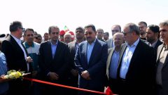 افتتاح ۲ طرح زیرساختی و آغاز عملیات اجرایی یک طرح در طبس