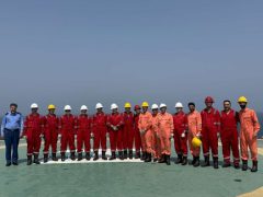 بازدید میدانی مدیرعامل پترو ایران از دکل دریایی DCI2 در فاز ۱۵ پارس جنوبی| ثبت رکوردهای ایمنی و تاکید بر ارتقای ناوگان حفاری