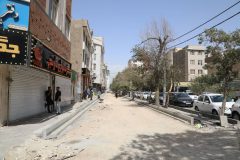 دو طرفه سازی خیابان میثاق شمالی در مراحل پایانی/ تردد شهروندان منطقه ۱۹  تسهیل می شود