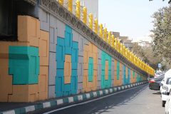 رنگ‌آمیزی ۵۰ هزار متر از جداول خیابانی و ۸ پل در منطقه ۱۹