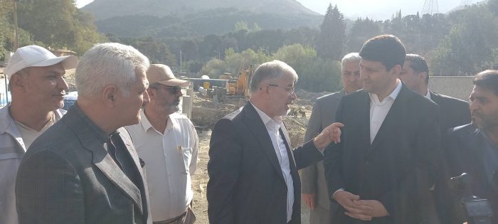 سفرمدیر عامل پست بانک ایران در معیت دکتر هاشمی وزیر ارتباطات و فناوری اطلاعات و هیات همراه به استان البرز