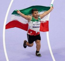 فولادمرد خوزستانی بازهم حماسه آفرید؛کسب مدال طلای مسابقات پارادوومیدانی توسط صادق بیت سیاح