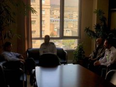 هماهنگی  معاونت خدمات شهری منطقه ۴ و پلیس راهور برای مدیریت معابر در بارندگی های احتمالی