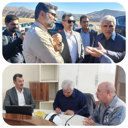 بازدید رئیس هیات عامل ایمیدرو از خاک چینی ایران و گسترش الیاف شیشه