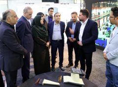 بازدید رییس سازمان ملی استاندارد ایران از شانزدهمین نمایشگاه بین المللی فناوری نانو
