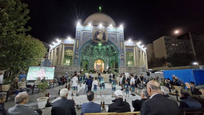 احیای فرهنگ جوانمردی در صحن امامزاده صالح (ع) فرحزاد