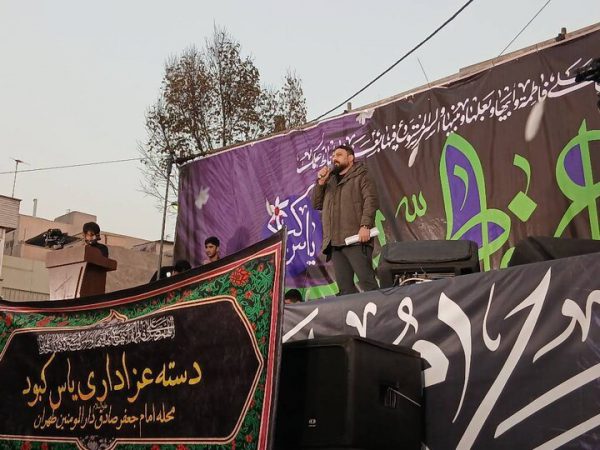 هزاران عاشق اهل بیت در میدان ۱۳ آبان گرد هم آمدند