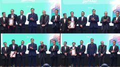 تجلیل از مدیران نمونه و رؤسای برتر مجتمع ها و شعب بیمه البرز در حوزه وصول مطالبات
