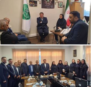 جلسه مشترک مشاور امور ایثار گران وزارت ارتباطات و فناوری اطلاعات با سرپرست معاونت سازمان و برنامه ریزی و مشاور مدیر عامل در امور ایثارگران پست بانک ایران