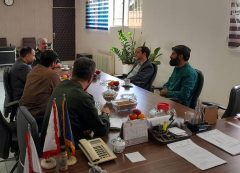 دیدار شهردار منطقه ۷ با فرمانده سپاه ناحیه مقاومت بسیج شهید مطهری