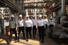 گام های نهایی پیش از افتتاح؛ مدیر عامل شرکت سرمایه گذاری تجاری شستان در بازید از مجتمع پتروشیمی بوشهر