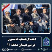 برگزاری اجتماع باشکوه فاطمیون در سبزه‌میدان منطقه ۱۲