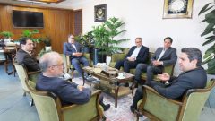 رئیس مرکز بازرسی وزارت ارتباطات و رئیس منطقه یک سازمان بازرسی کشور با مدیرعامل پست بانک ایران دیدار کردند