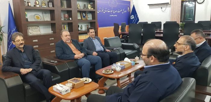 در راستای تعامل بیشتر با سازمان صمت؛مدیرعامل شرکت فولاد خوزستان با سرپرست سازمان صمت خوزستان دیدار نمود