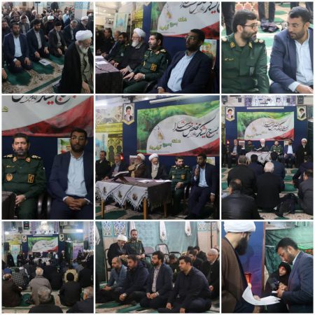 با حضور فرمانده سپاه محمد رسول‌الله تهران در منطقه۹؛ دیدار مردمی صبحگاهی با نمازگزاران مسجد علی بن موسی الرضا(ع) برگزار شد