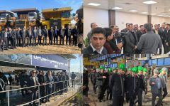 بازدید رییس هیات عامل ایمیدرو و جمعی از مدیران ارشد معدنی از معادن منطقه گل‌گهر