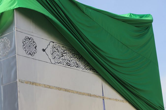 رونمایی از سازه هفت متری کعبه در منطقه ۱۳