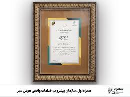 همراه اول، سازمان پیشرو در اقدامات واقعی هوش سبز