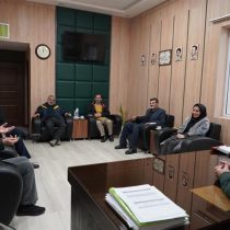 نشست رییس هیات مدیره بیمه دی و مدیران بنیاد شهید قزوین