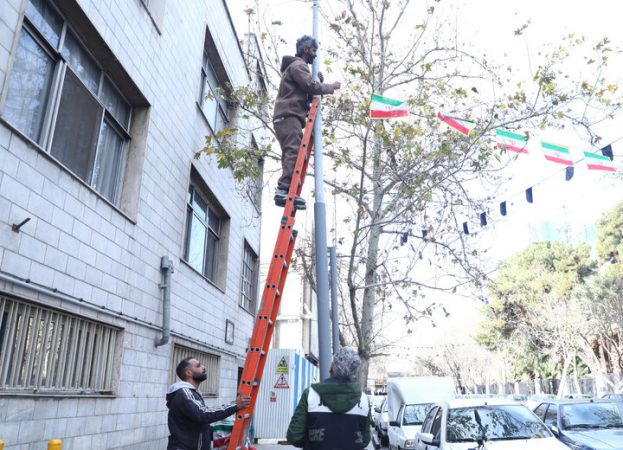 آماده‌سازی معراج الشهدا برای بدرقه پیکر پاک ۱۱۰ شهید حافظ امنیت