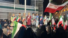 تجمع اعتراضی در محکومیت اغتشاشات عوامل تروریستی