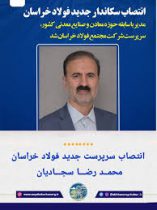 انتصاب سرپرست جدید فولاد خراسان